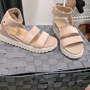 Nude sandals